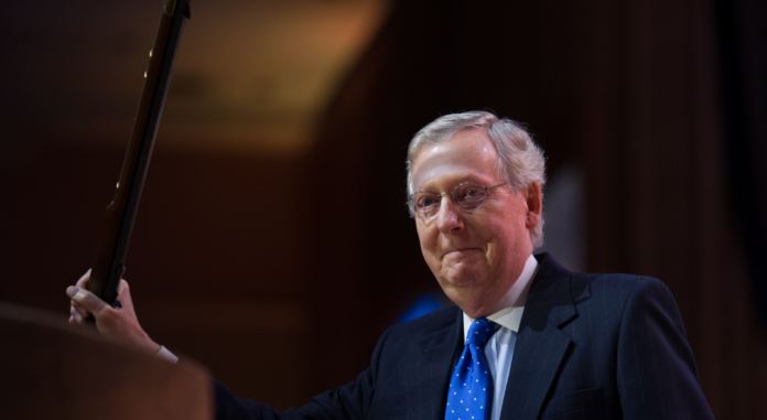 Mitch McConnell has second episode of freezing mid-speech in as many months
